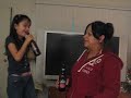 yo y sofia cantando en navidad