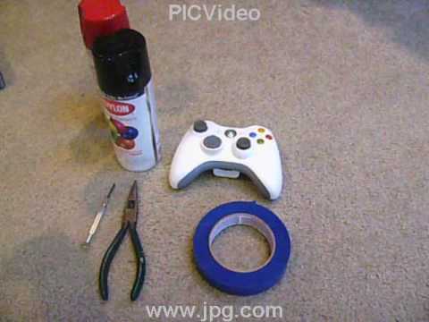 how to spray paint a xbox 360 controller