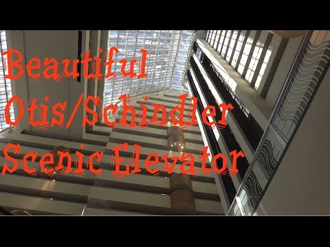 Beautiful Otis (Schindler mod) Scenic Elevator @ Hyatt Regency in Dallas TX