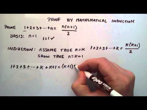 how to prove using mathematical induction