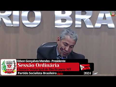 Transmissão da Sessão Ordinária 19 de Agosto de 2024
