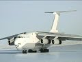 Ilyushin IL-76 landing on ice in Antarctica