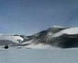 Ilyushin IL-76 landing on ice in Antarctica