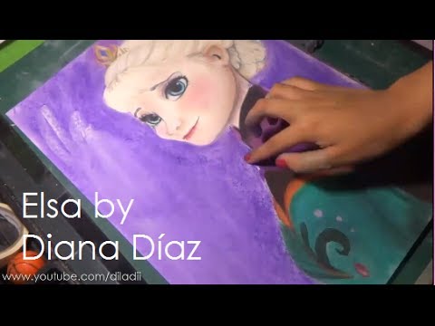 how to draw queen elsa