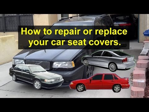 how to patch cloth car seat