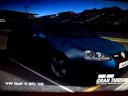 VW Golf off track