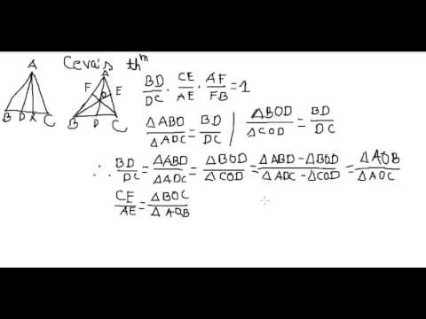 how to prove ceva's theorem