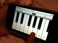 Happy birthday on iPhone mini piano by Nupura