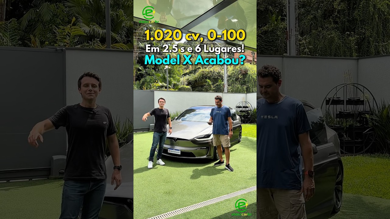 1.020 cv, 0-100 km/h em 2.5s e 6 Lugares! Tesla Model X Acabou? Tesla Mais Legal que Tínhamos?