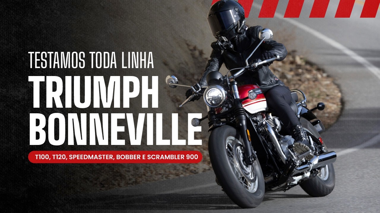 Testamos TODA a linha Triumph Bonneville | T100, T120, Speedmaster, Bobber e Scrambler 900