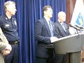 Middlesex District Attorney Gerry Leone and Police Commissioner Robert Haas hosted a press conference on May 19, 2009 at Cambridge Police Dept. headquarters on the Harvard University shooting on May 18, 2009. Read more at wickedlocal.com/cambridge. The Cambridge Chronicle. Because how else are going to know what's happening in Cambridge? 