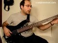 Clases de Bajo inicial ejercicio mano izquierda