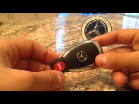 how to change battery in mercedes key