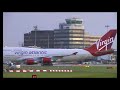 Virgin Atlantic 747-400. High Definition Clip.