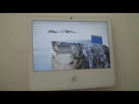 White Intel iMac (Late 2006) Freezing, Horizontal Lines