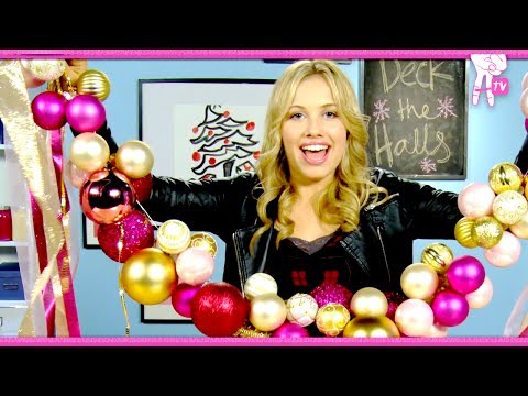 How to Decorate your Room for the Holidays: Throws, Bows, and Ornaments! - 2 DIY For Episode 45