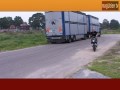 Migiel op scooter