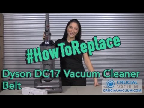 how to change belt on dyson dc17