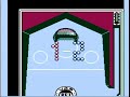 playing the suprisingly addictive ice hockey mode in rock'n ball nes played on an nintendo console red - gar blue - daniel t. www.acgamesonline.com