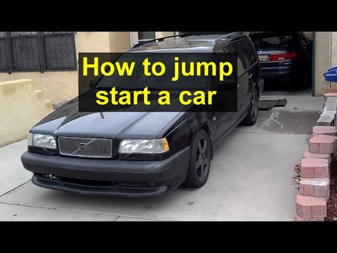 how to properly jump a car