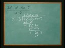 Algebra Homework Help - Synthetic Division