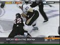 Laraque vs. Cote Fight - Pens vs. Flyers - Jan 24 08
