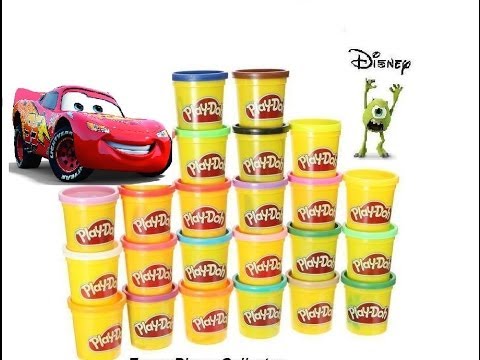 Play Doh Kinder Surprise Eggs Angry birds Disney Monster Plane Cars Pokemon