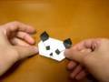 origami panda (head)