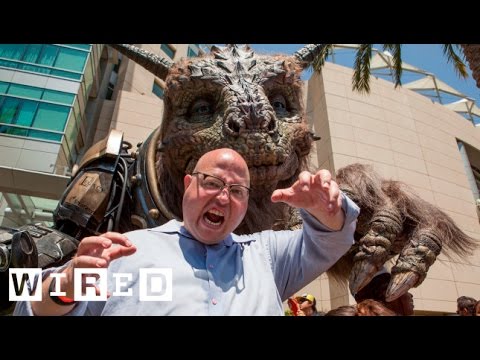 The Giant Creature Destroys Angry Nerd in Movie Monster Trivia at San Diego Comic-Con 2014-WIRED