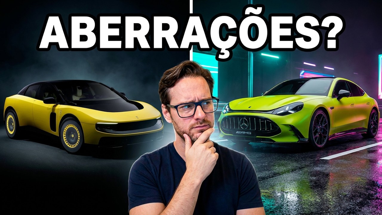 A FERRARI LUCE E O AMG GT SÃO 2 ABERRAÇÕES