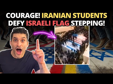 IRANIAN STUDENTS DEFY government propaganda against Israel and America