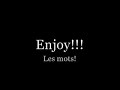 http://www.jenyburn.com
sheryfa luna @ singuila
les mots - questions-r�ponses !!!
enjoy!