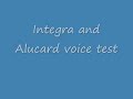 Alucard and Integra Voice Test