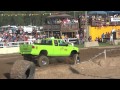 SLOW MO TIME!! MONSTER MUD TRUCK CRASHES and JUMPS!!