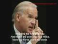 Joe Biden Gaffe (With Subtitles) Mark My Words... Barack Obama