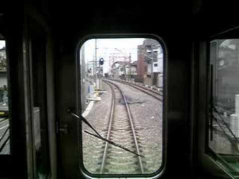 前面展望シーン・西武鉄道　新2000系