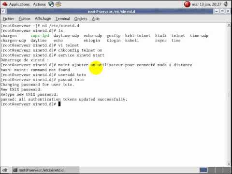 how to enable telnet in linux