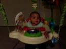 Zurhi in her new bouncer