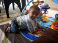 Faaris trying to crawl