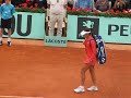 entr�e de ana ivanovic en 1/4 de finale � rg