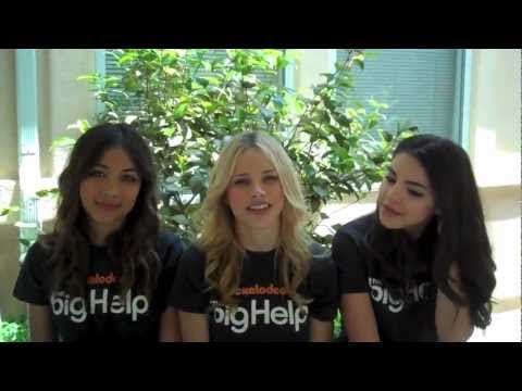 Lulu Antariksa, Halston Sage & Samantha Boscarino Interview- The Big Help @ New Horizon School