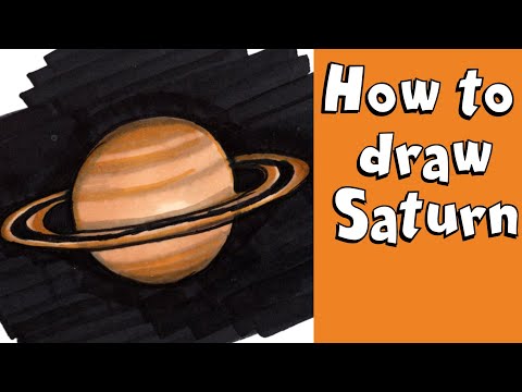 video-linktoworks-HOW TO DRAW SATURN Step by Step Drawing Tutorial for...