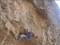 leron axelrod clainbing the  stalactite