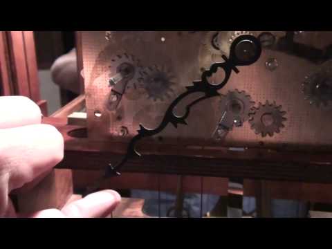 how to repair grandfather clock