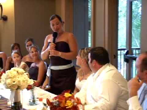 Best Funny Maid-of-Honor Speach at Denise & Bryce Reception