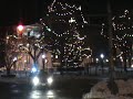 Downtown Waterbury -on the radio was Santa Bring my Soldier Home - The Stunners