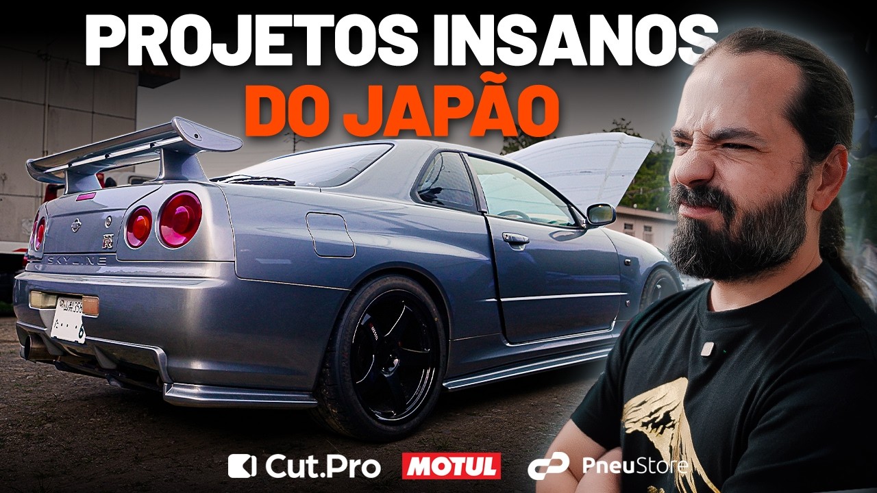 SKYLINE GT-R R34, NISSAN STAGEA E MUITO MAIS! CONHECENDO OS PROJETOS DA MONKEY GARAGE