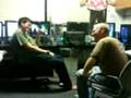 chatting in the lab