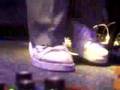 The feet of Tyondai Braxton (Battles)