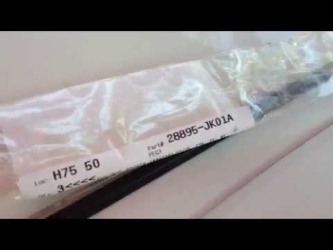 Infiniti g37 wiper blade only replacement pt3